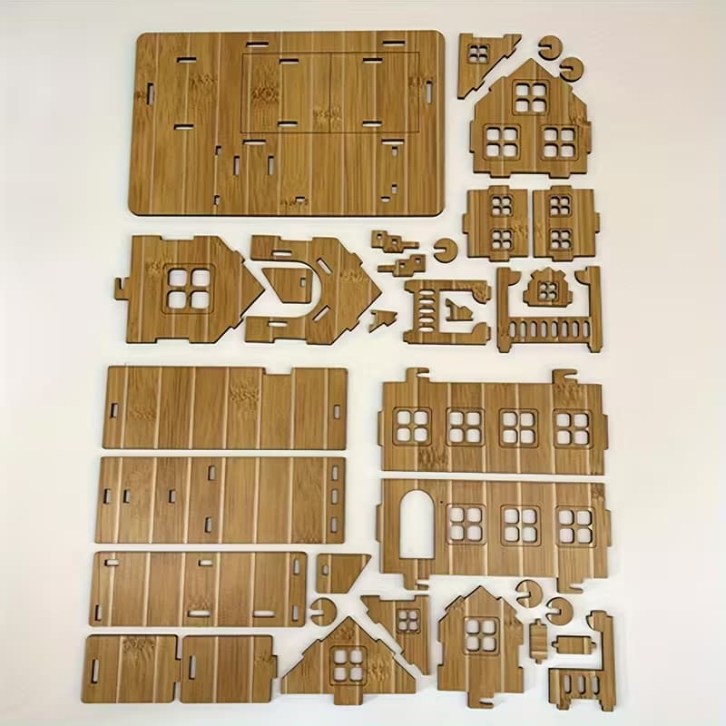 Jeu Construction Bois Maison