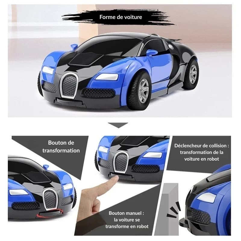 Jouet Transformers voiture de sport pour enfant