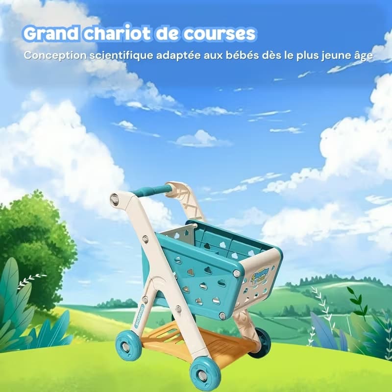 Chariot de course supermarché