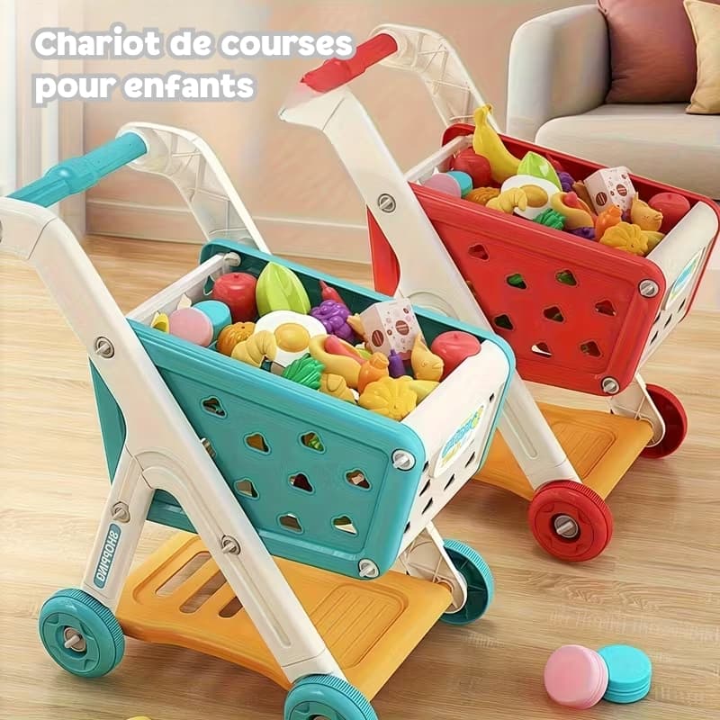 Chariot de course supermarché