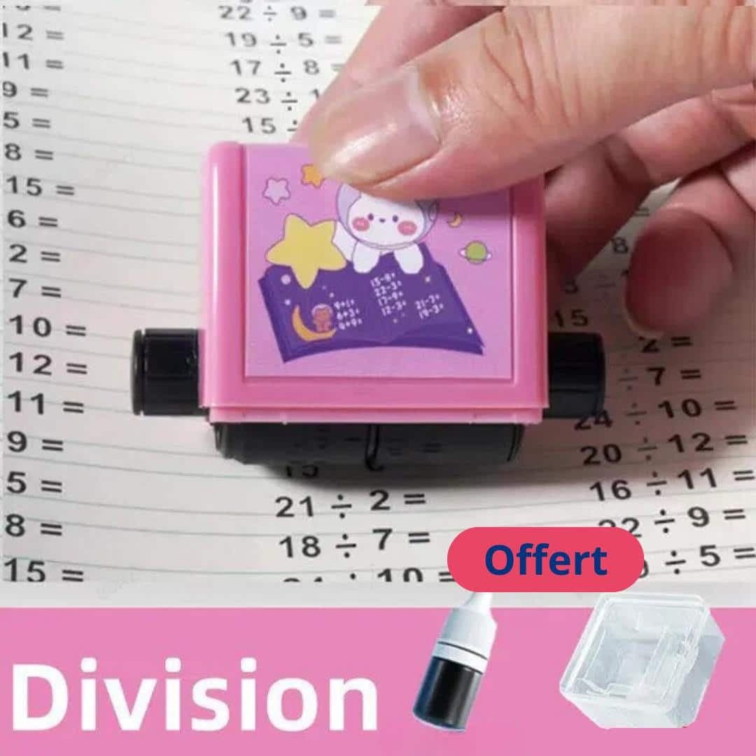 Tampon à encre Montessori pour l’apprentissage des calculs