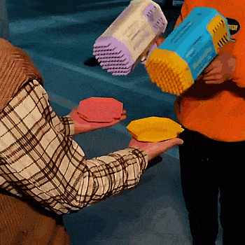 Magic Bubble Bazooka – Propulseur magique de bulles colorées rechargeable