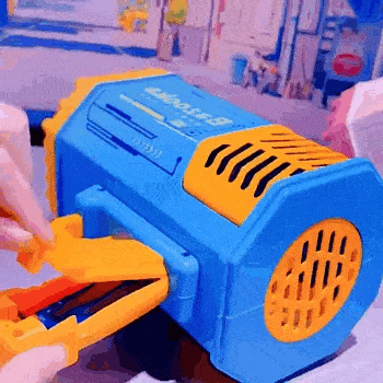 Magic Bubble Bazooka – Propulseur magique de bulles colorées rechargeable