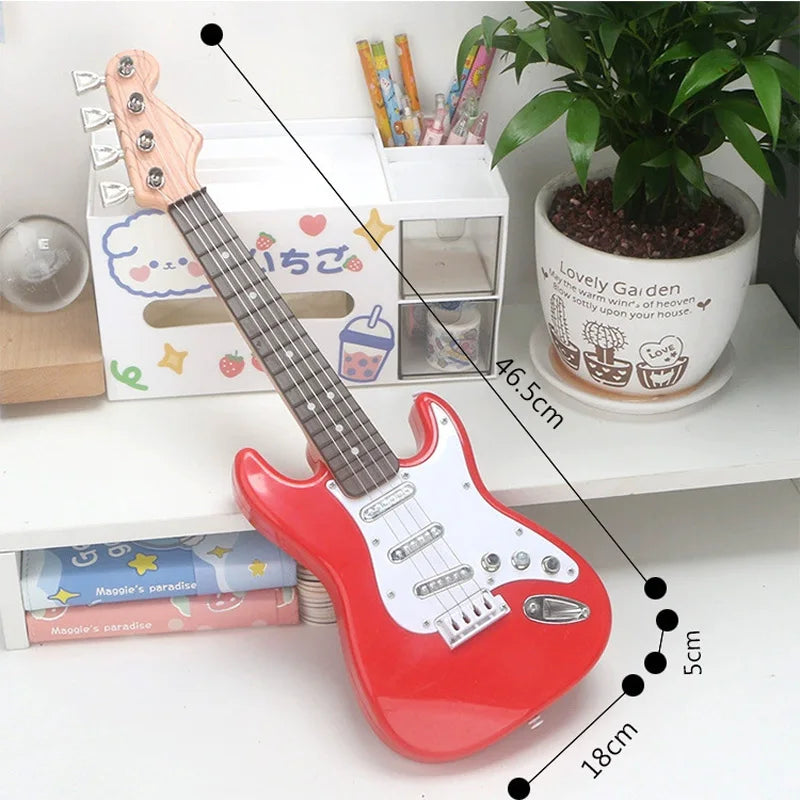 Guitare électrique à 4 cordes pour enfant