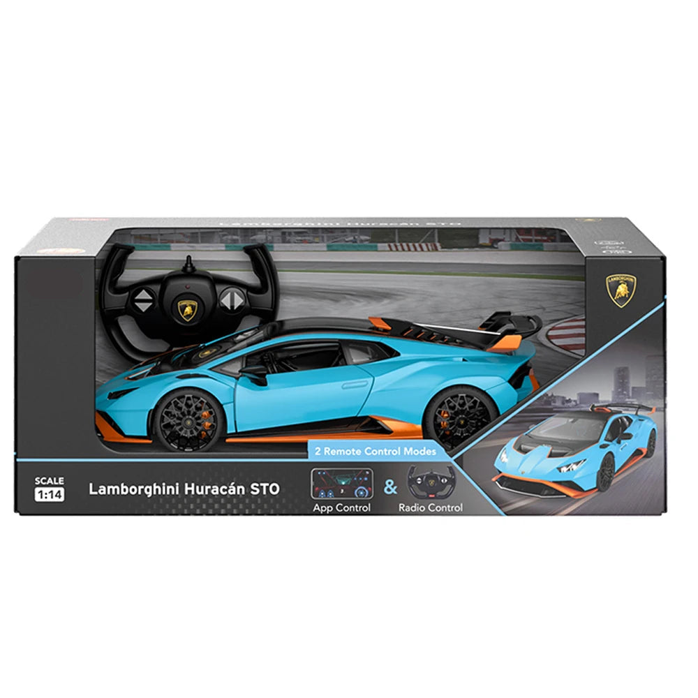 Voiture télécommandée Lamborghini Huracan STO RC bleu