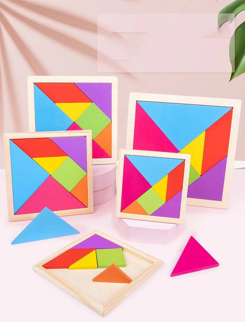 Puzzle Tangram en bois