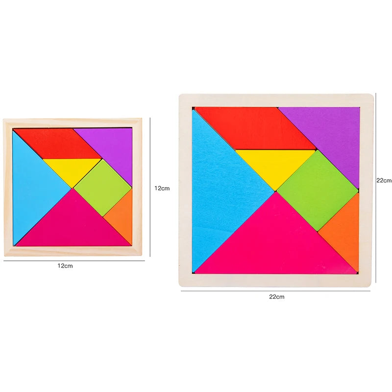 Puzzle Tangram en bois