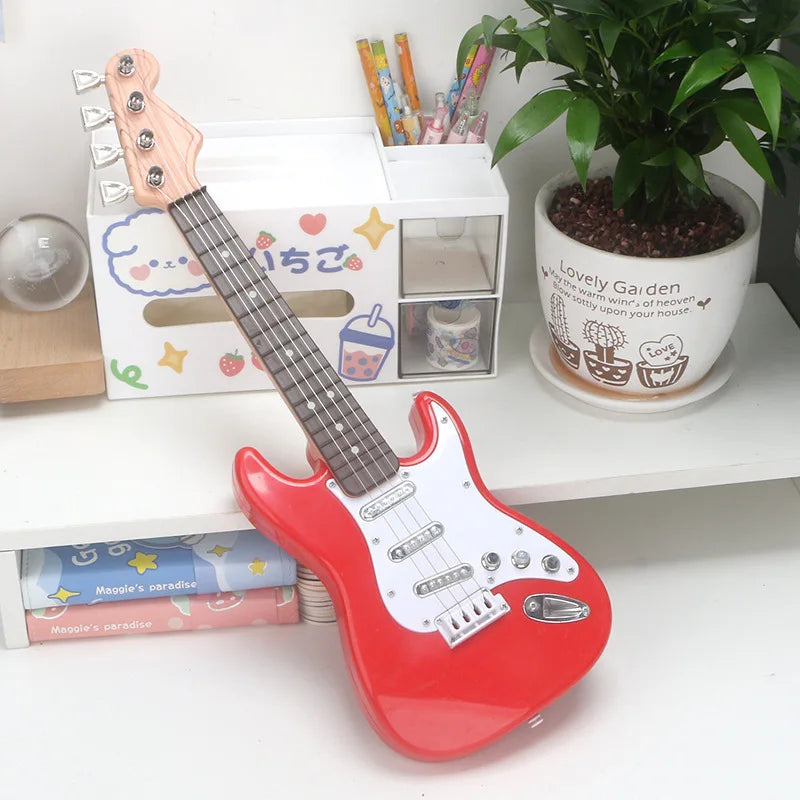 Guitare électrique à 4 cordes pour enfant