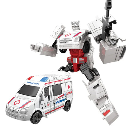 Jouet Transformers ambulance et robot pour enfant