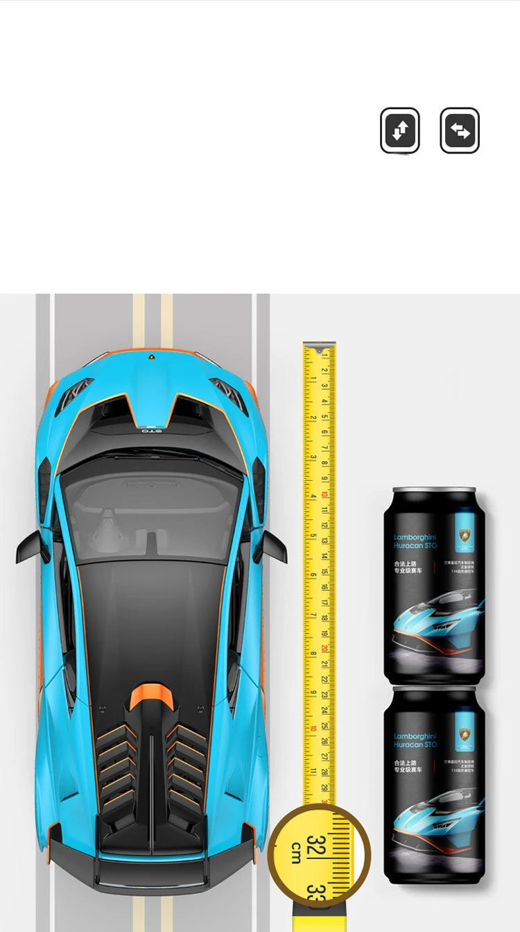 Voiture télécommandée Lamborghini Huracan STO RC bleu