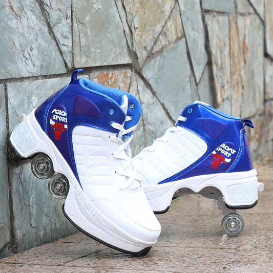 Chaussures chicago bulls à roulettes pour enfants