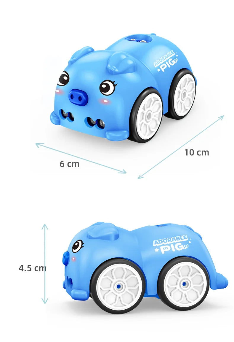 Mini voiture télécommandée cochon pour enfant