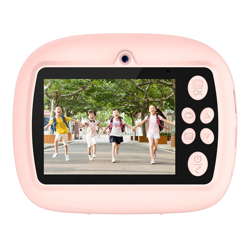 Appareil photo instantané enfant 1080P – double objectif, impression HD