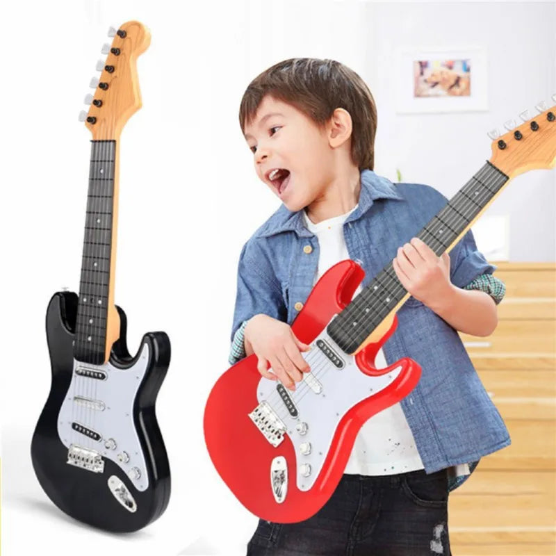 Guitare électrique à 4 cordes pour enfant