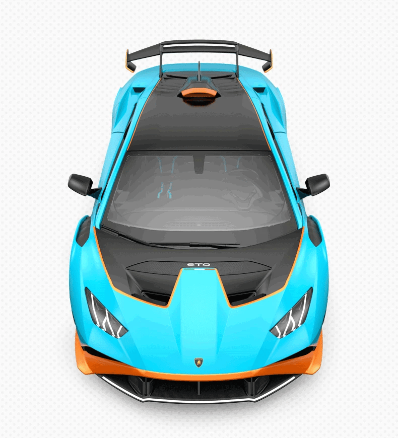 Voiture télécommandée Lamborghini Huracan STO RC bleu