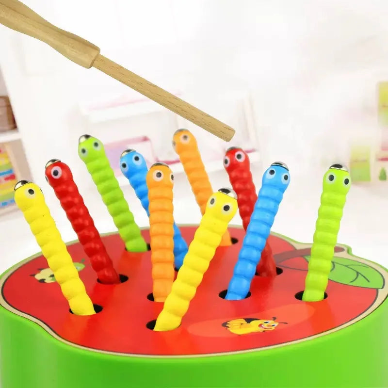 Jouets Montessori ensemble de pommes et fraises pour apprendre les couleurs et les formes pour enfants