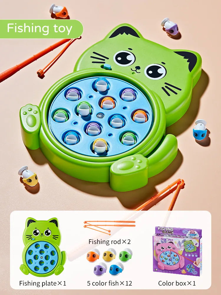 ** Jeu Montessori enfants dès 2 ans pêche magnétique animaux