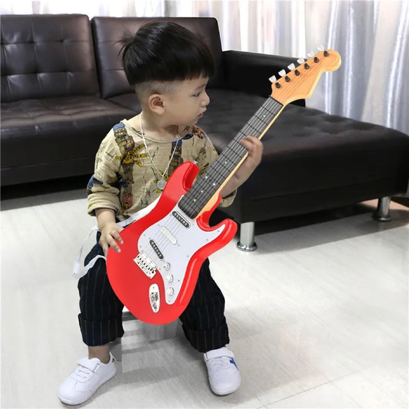 Guitare électrique à 4 cordes pour enfant