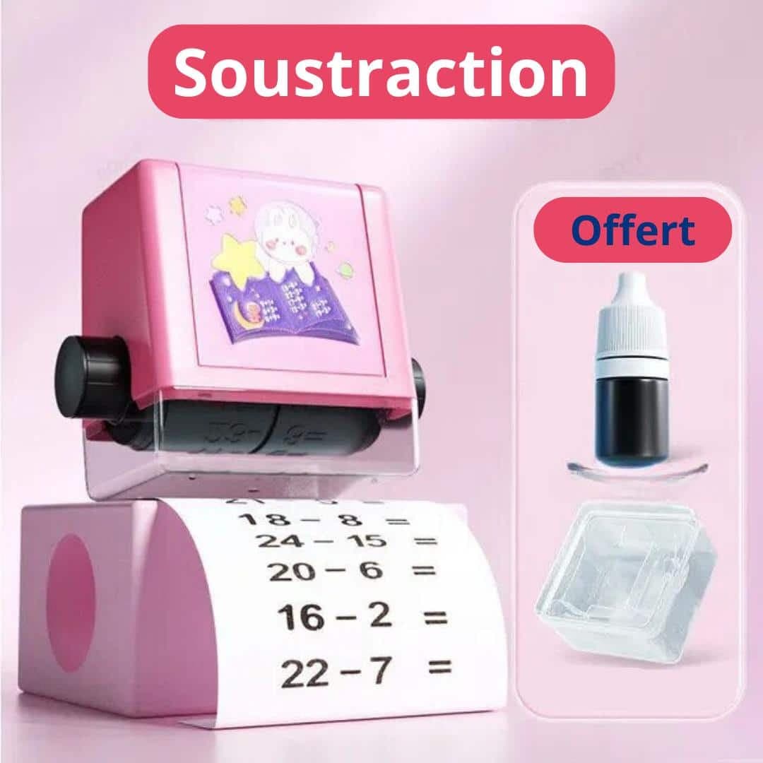 Tampon à encre Montessori pour l’apprentissage des calculs