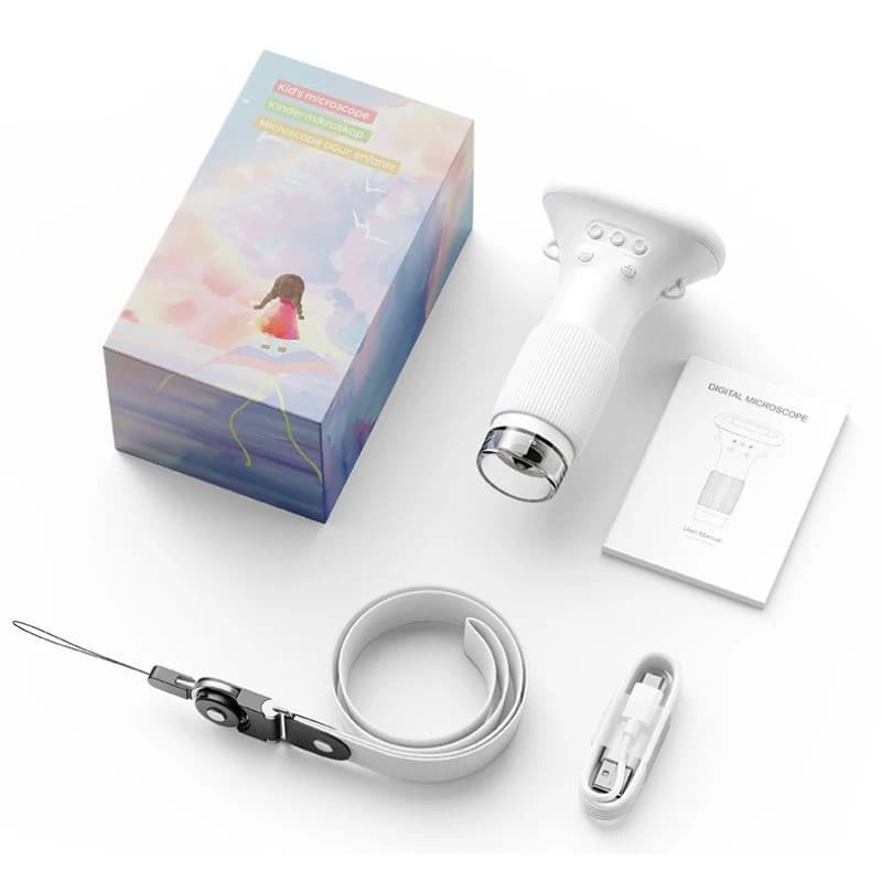 Microscope numérique 1000X HD 4K Vidéo pour enfant