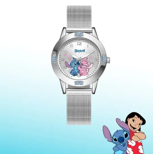 Bracelet montre à motif Stitch et Angel