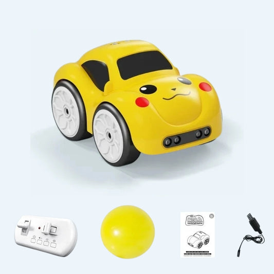 Mini voiture télécommandée Pikachu avec détecteur de mouvements