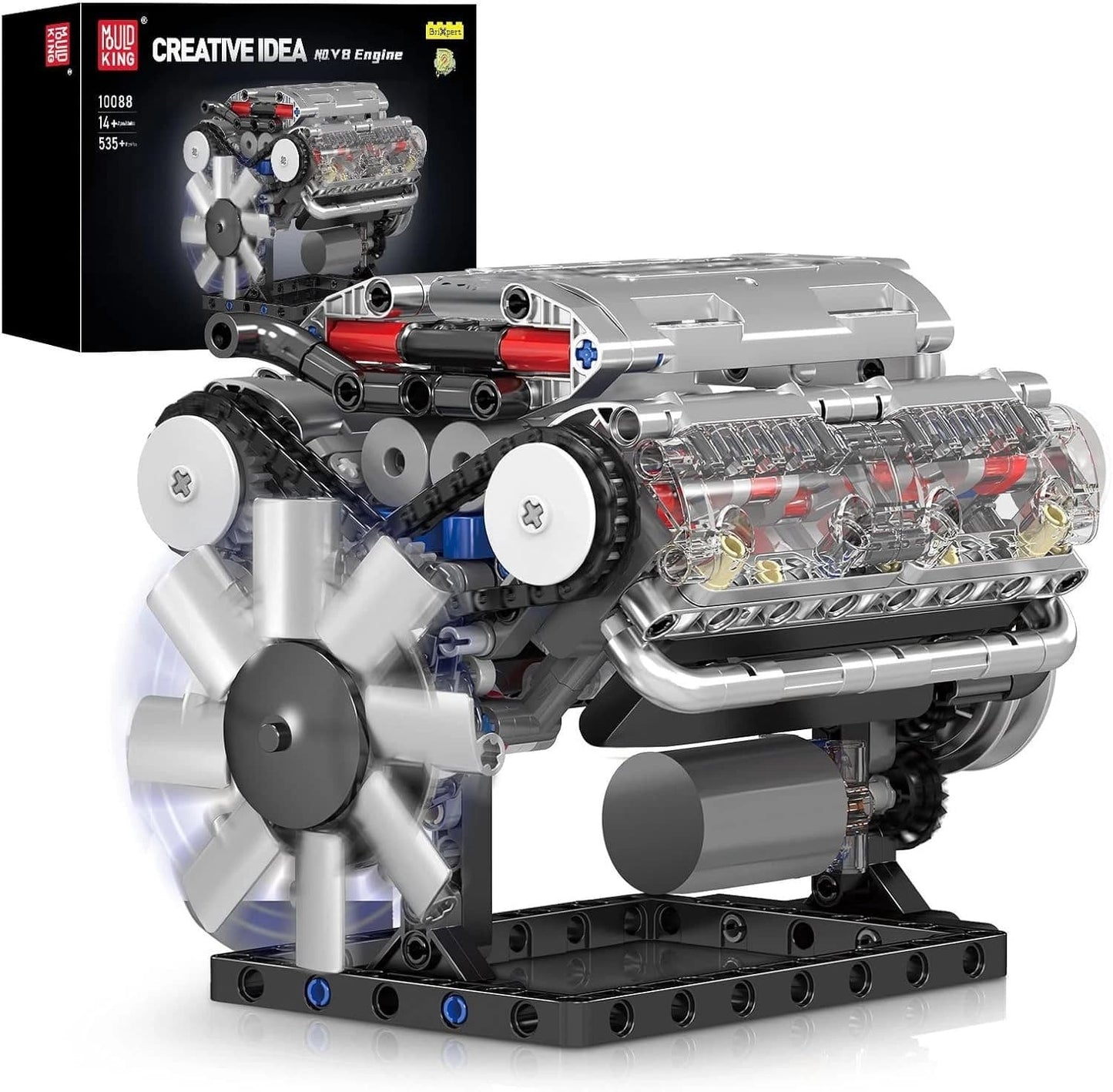 Mini Moteur V8 Thermique à Monter