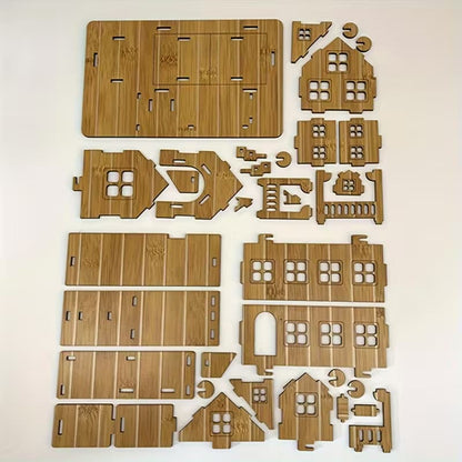 Jeu Construction Bois Maison