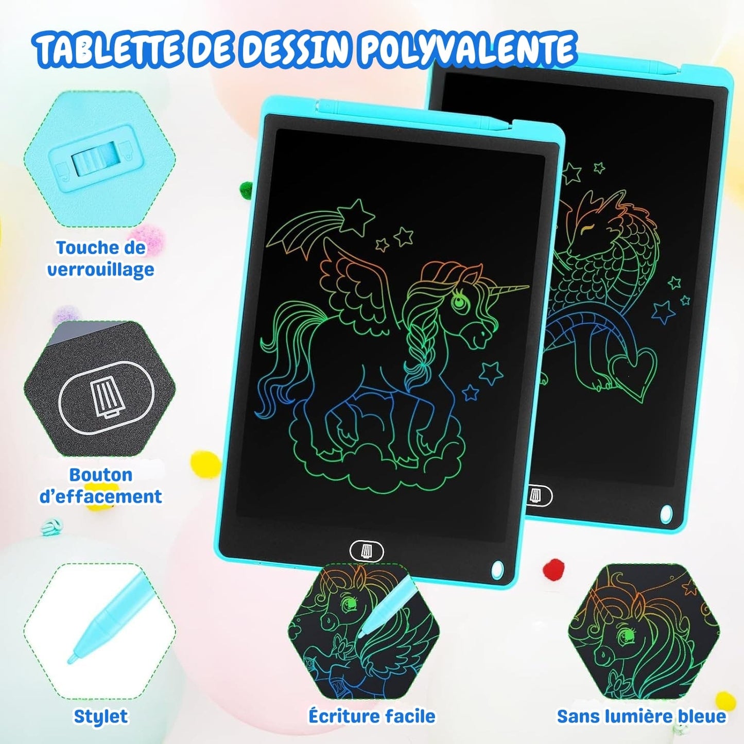 Tablette à Dessin pour Enfant 17cm