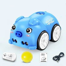 Mini voiture télécommandée cochon pour enfant