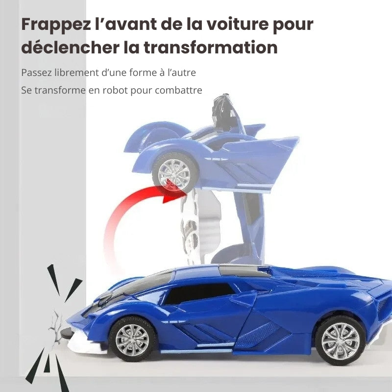 Jouet Transformers voiture de police pour enfant
