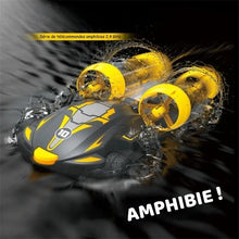 Voiture amphibie télécommandée pour enfants Bleu