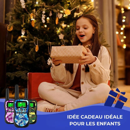 Talkie-walkie enfant à motif camouflage