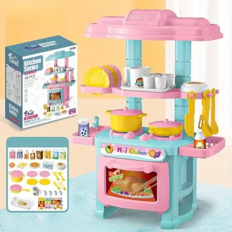 Cuisine Enfants 48 Accessoires Jouet Dînette