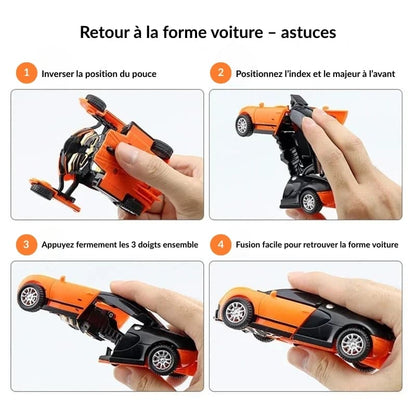 Jouet Transformers voiture de sport pour enfant