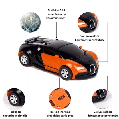 Jouet Transformers voiture de sport pour enfant