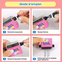 Tampon à encre Montessori pour l’apprentissage des calculs