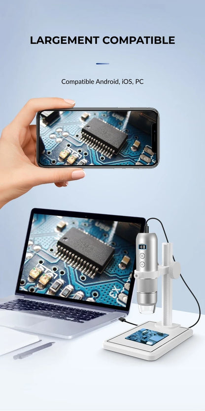 Microscope numérique avec caméra pour enfant