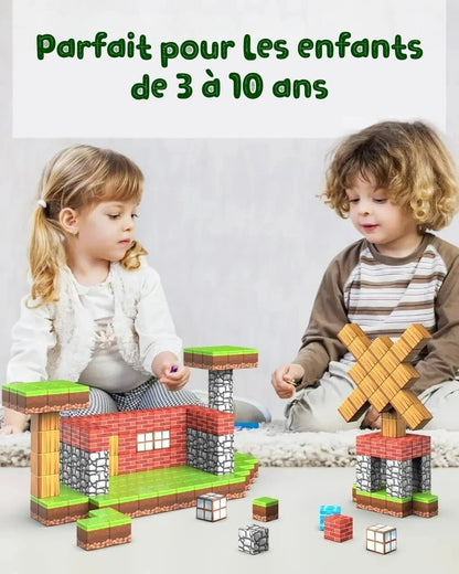 Bloc Magnétique de construction 100pcs