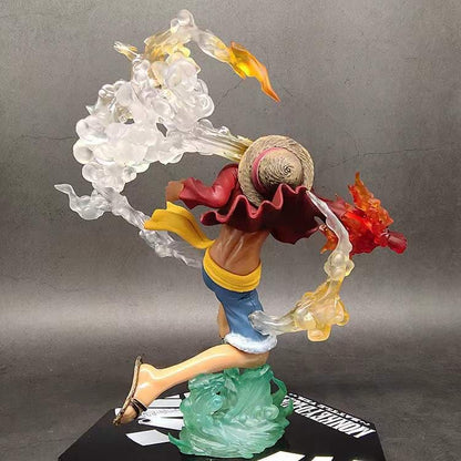 Figurine One Piece Monkey D. Luffy en attaque
