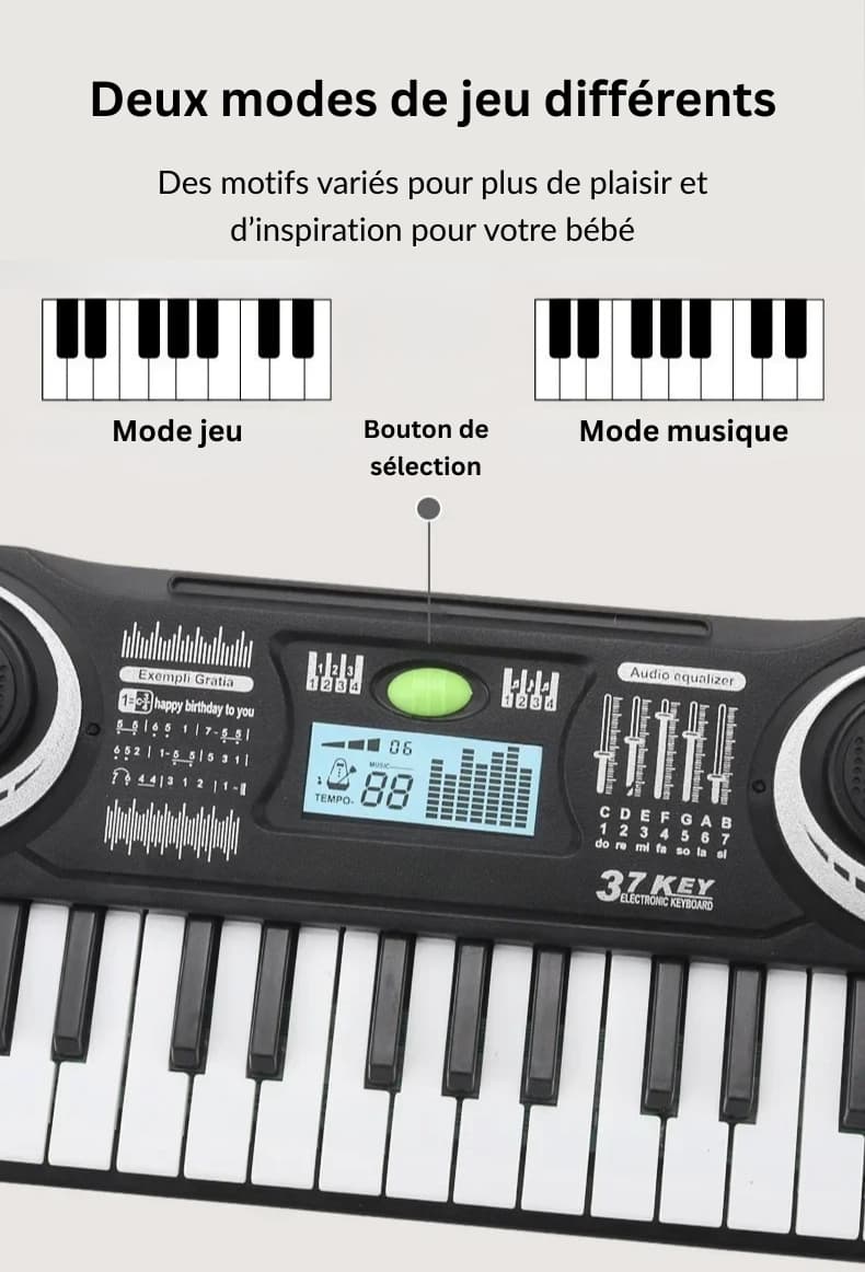 Piano électrique portable 37 touches