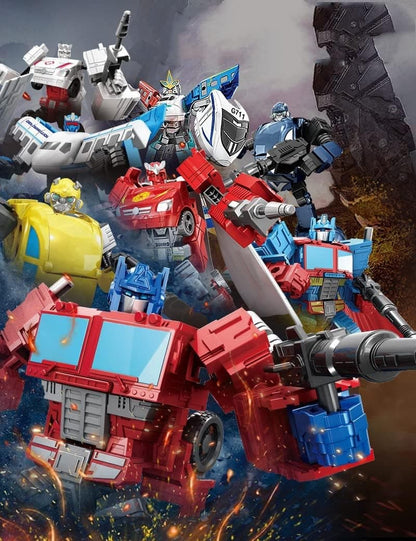 Jouet Transformers voiture de pompier et robot pour enfant