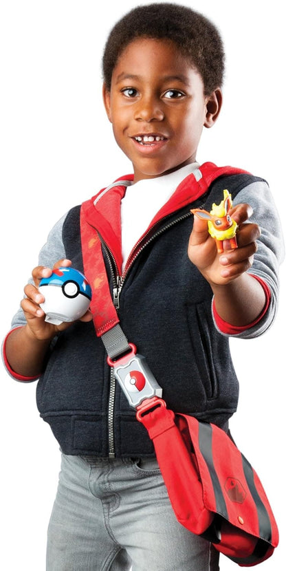 Ceinture avec une pochette Pokémon avec ensemble PokéBall et figurines
