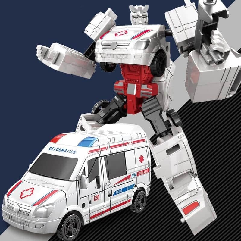 Jouet Transformers ambulance et robot pour enfant