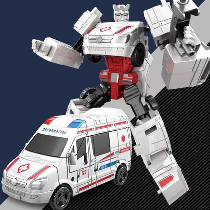 Jouet Transformers ambulance et robot pour enfant