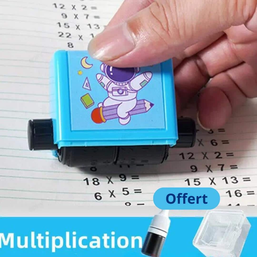 Tampon à encre Montessori pour l’apprentissage des calculs