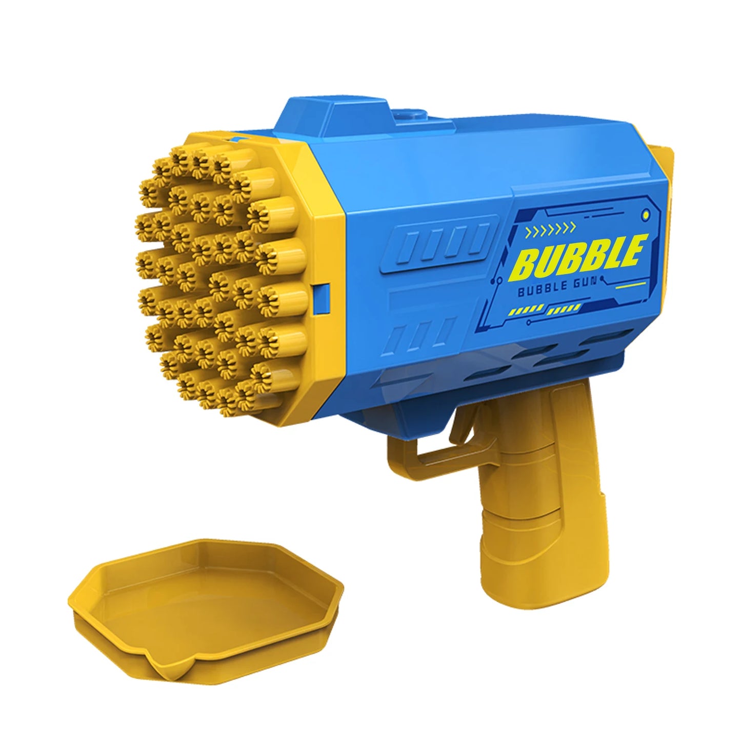 Magic Bubble Bazooka – Propulseur magique de bulles colorées rechargeable