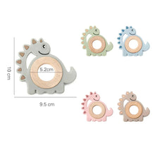 Anneau de dentition Montessori en bois pour bébé