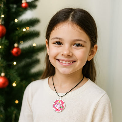 Collier enfant avec pendentif rond