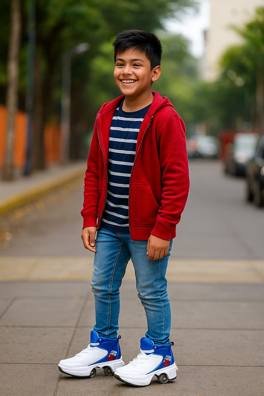 Chaussures chicago bulls à roulettes pour enfants